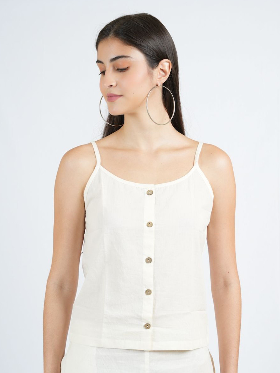 Banana Labs Women Striped Cotton Tank Top