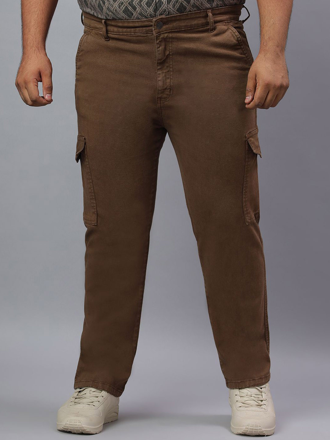 ZUSH Men Straight Fit Mid-Rise Low Distress Stretchable Jeans