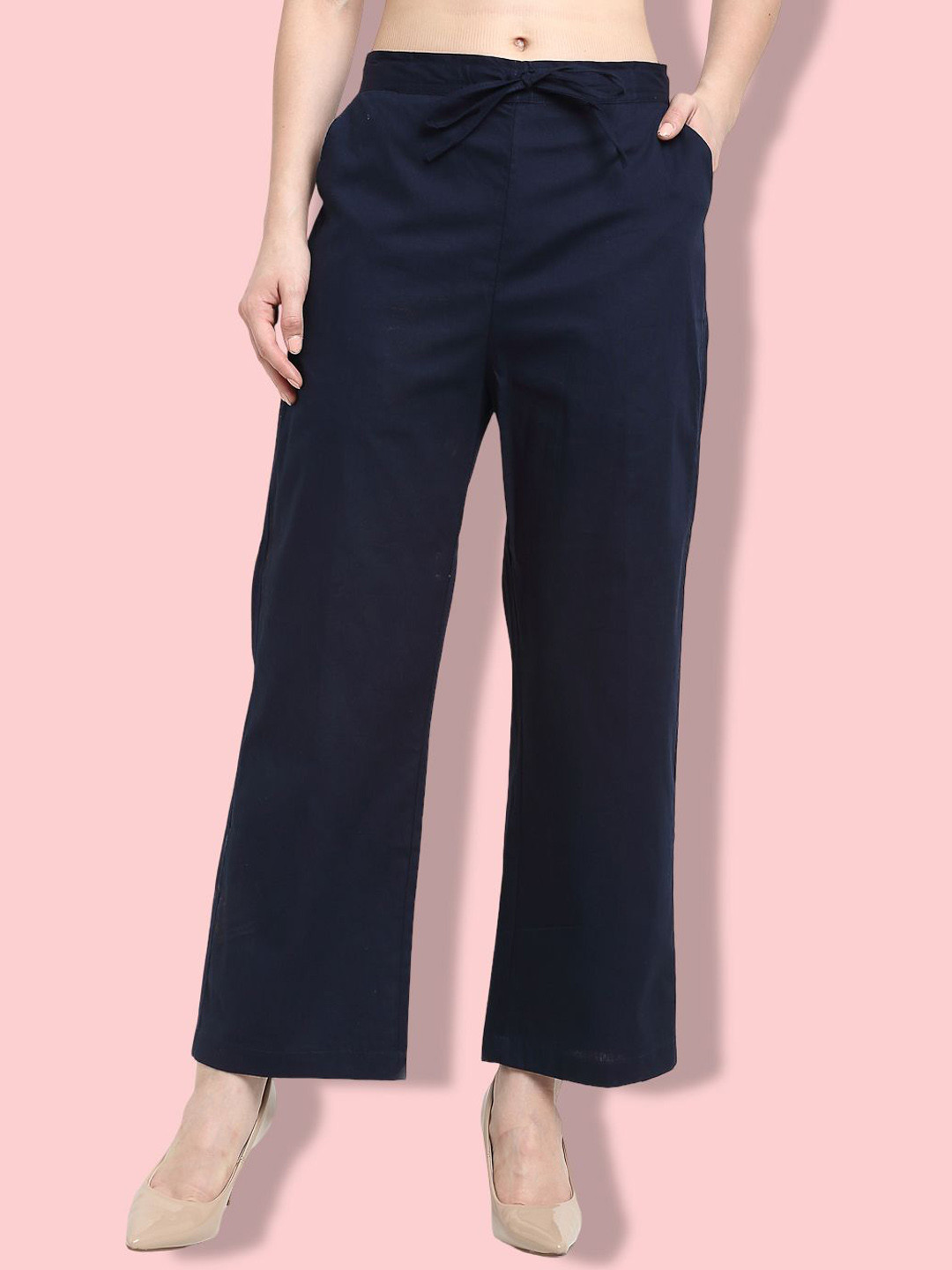 GRACIT Women Smart Loose Fit Trousers