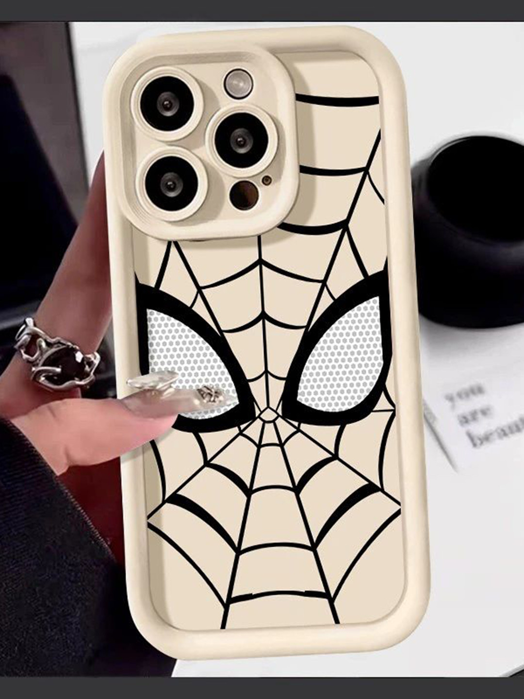 CASE CREATION Superhero Printed iPhone 14 Plus Bumper Case Mobile Accessories