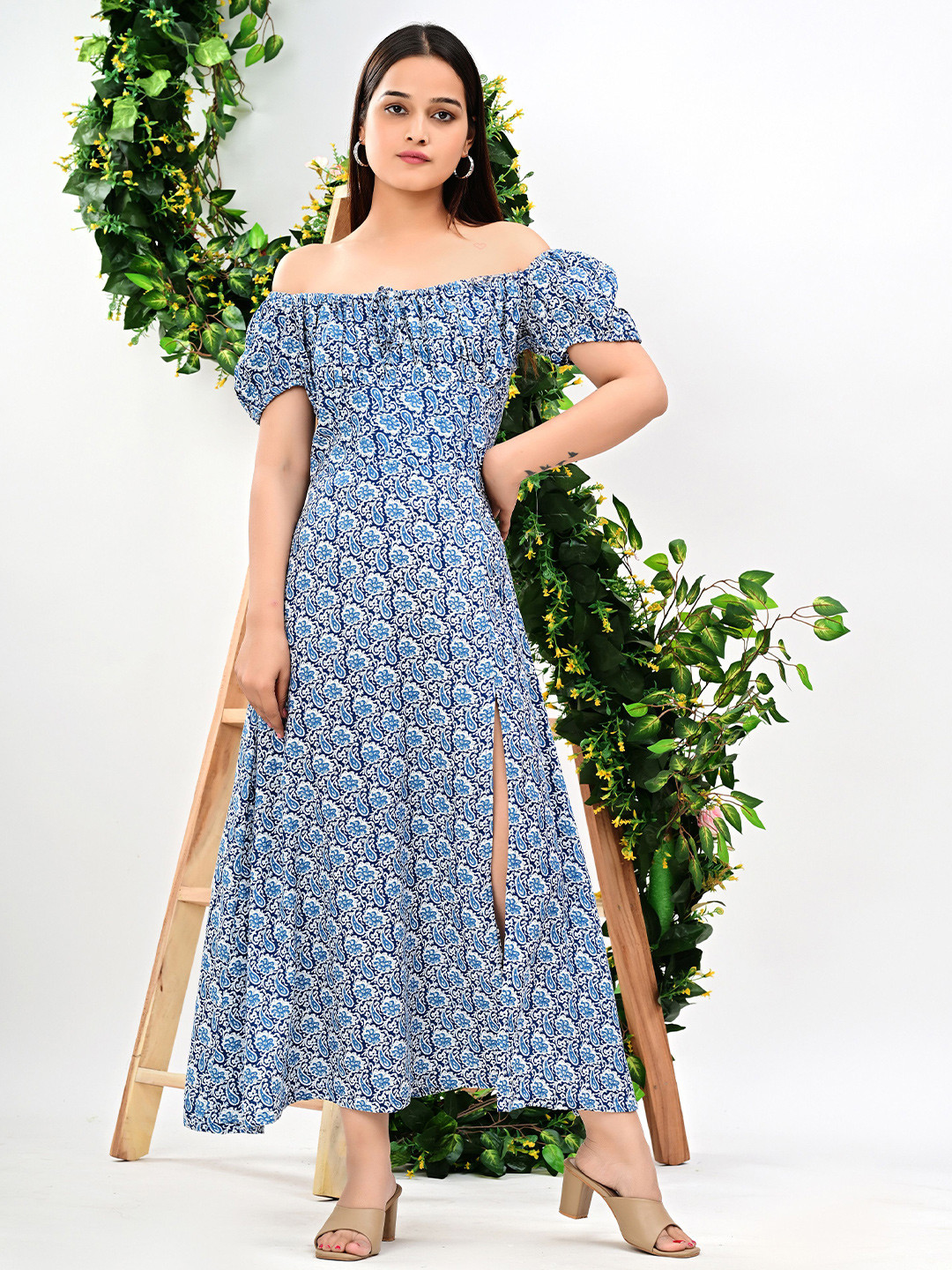Aarti Fashion Women  Floral Print A-Line Dress