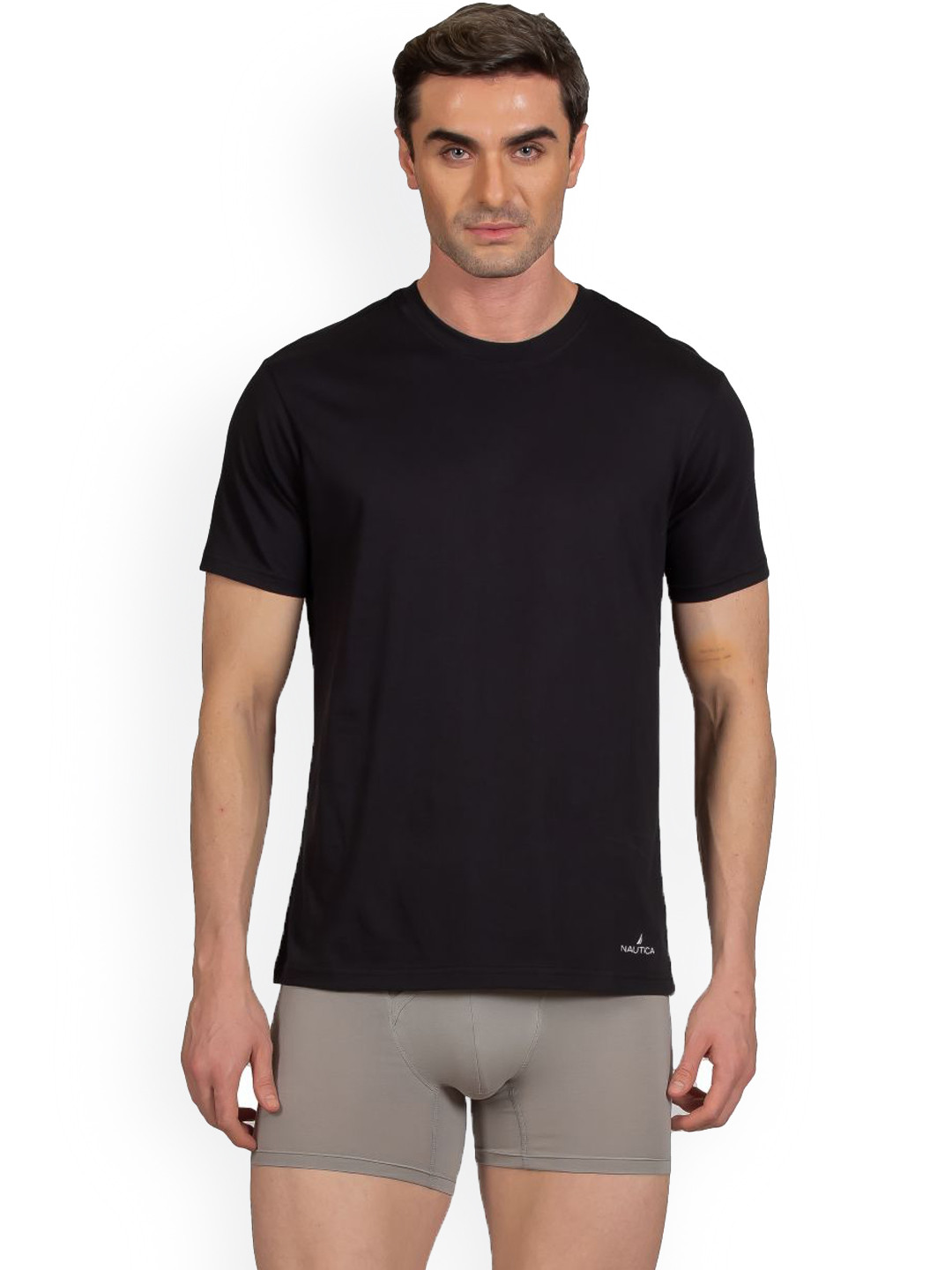 Nautica Cotton Round Neck Lounge Tshirts