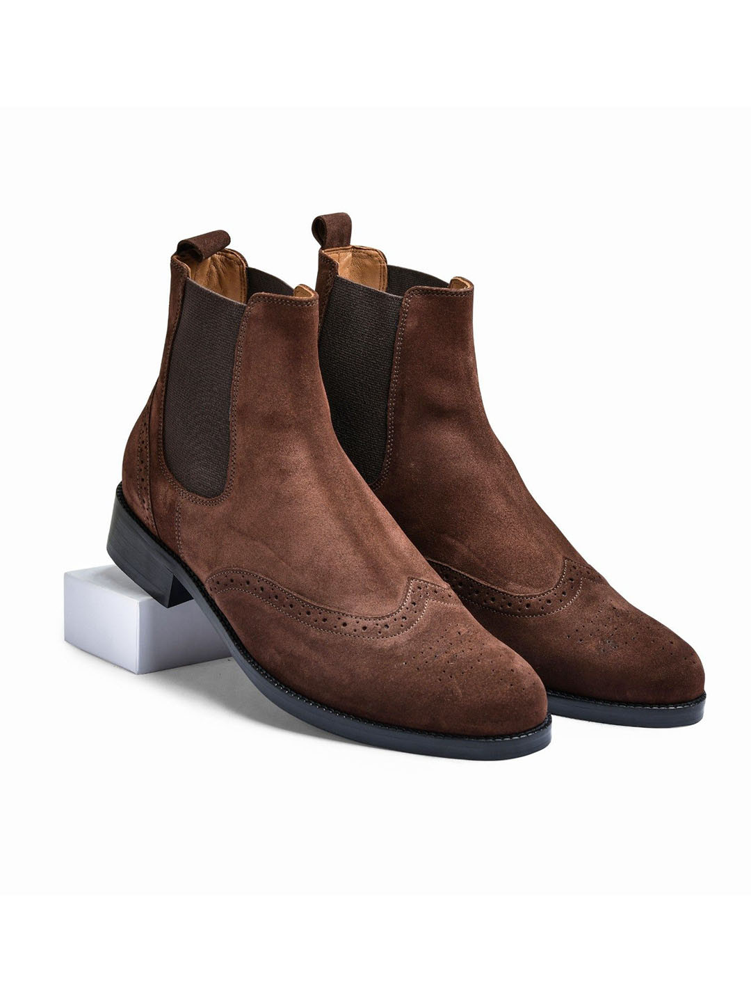 WEDNESDAY LIFESTYLE Men Leather Chelsea Boots