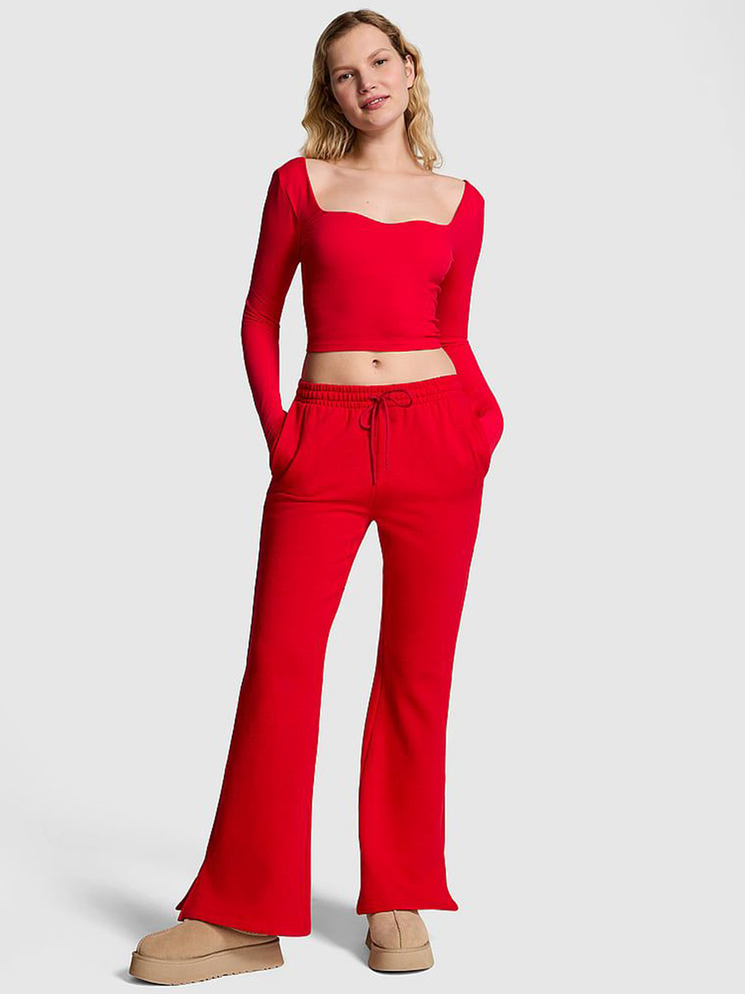 Victoria's Secret Women Mid-Rise Bootcut Trousers