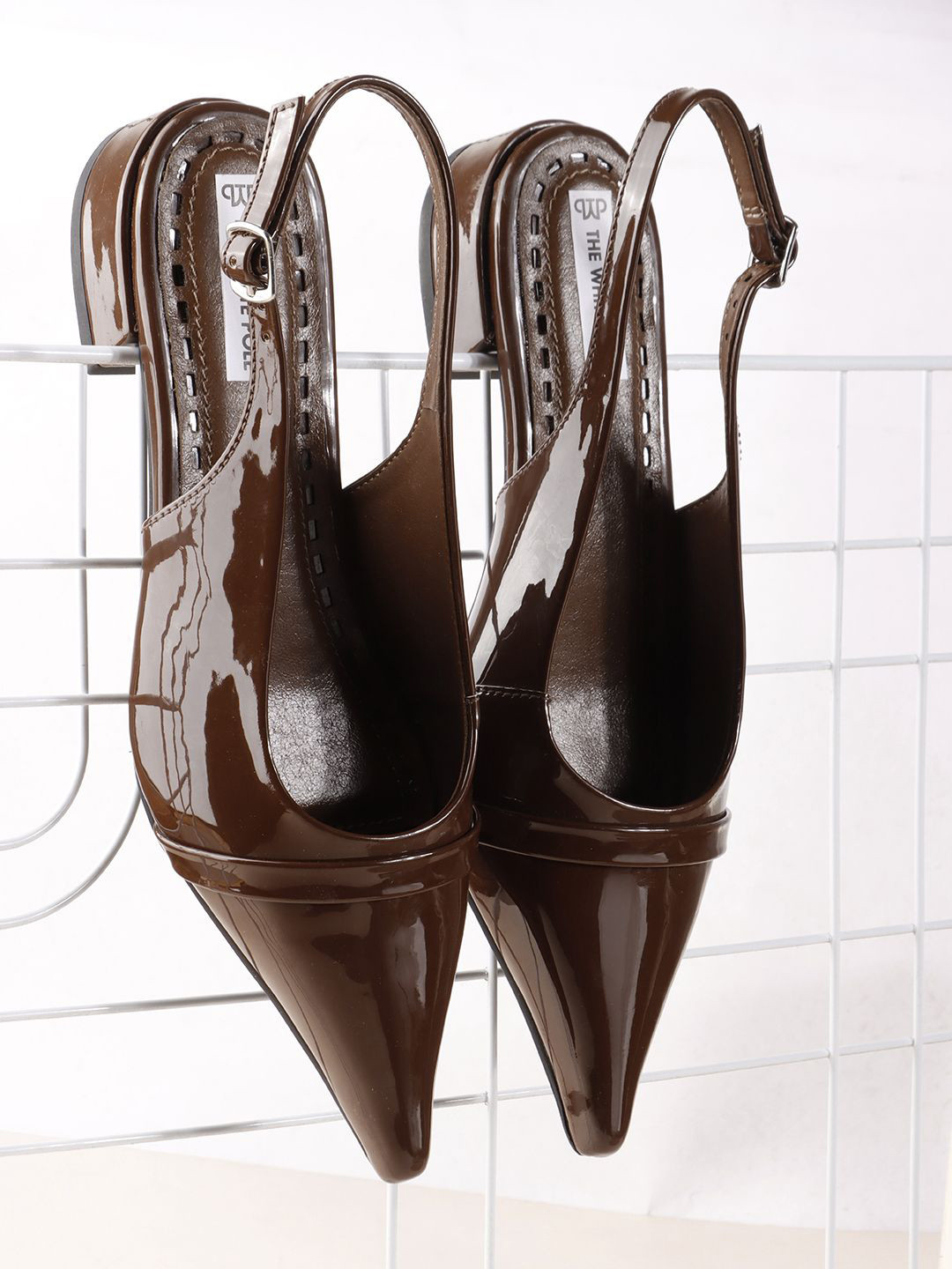 THE WHITE POLE Women Fashionable Trending Casual Block Heel