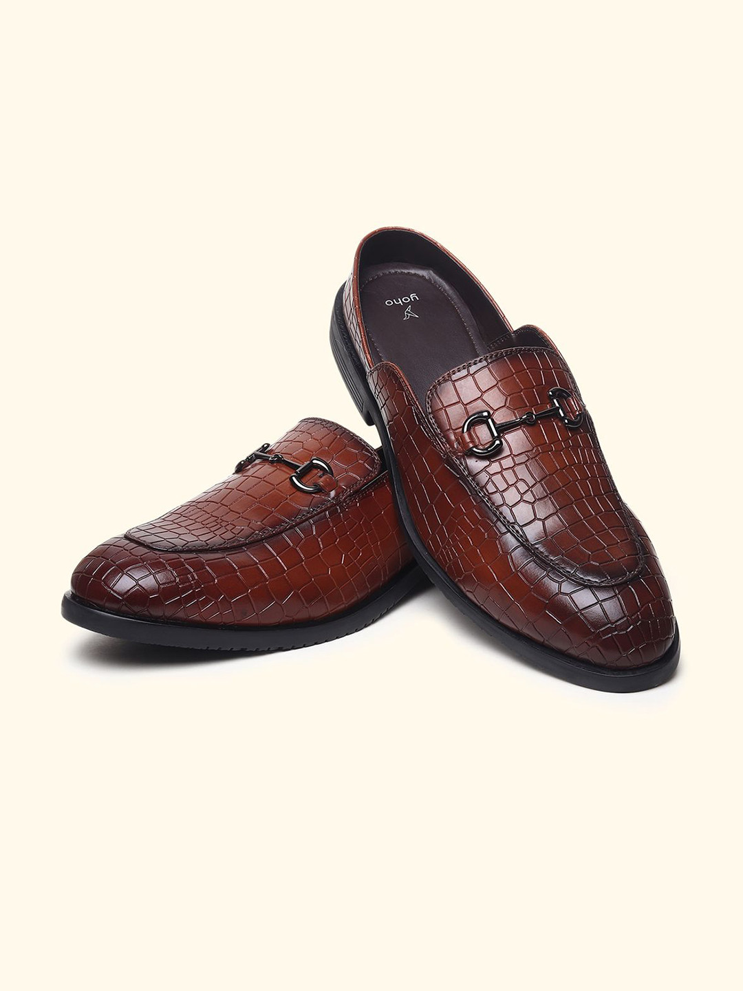 yoho Men Lofos Mule Comfy Open Back Footpharma Footbed Formal & Party  Loafers