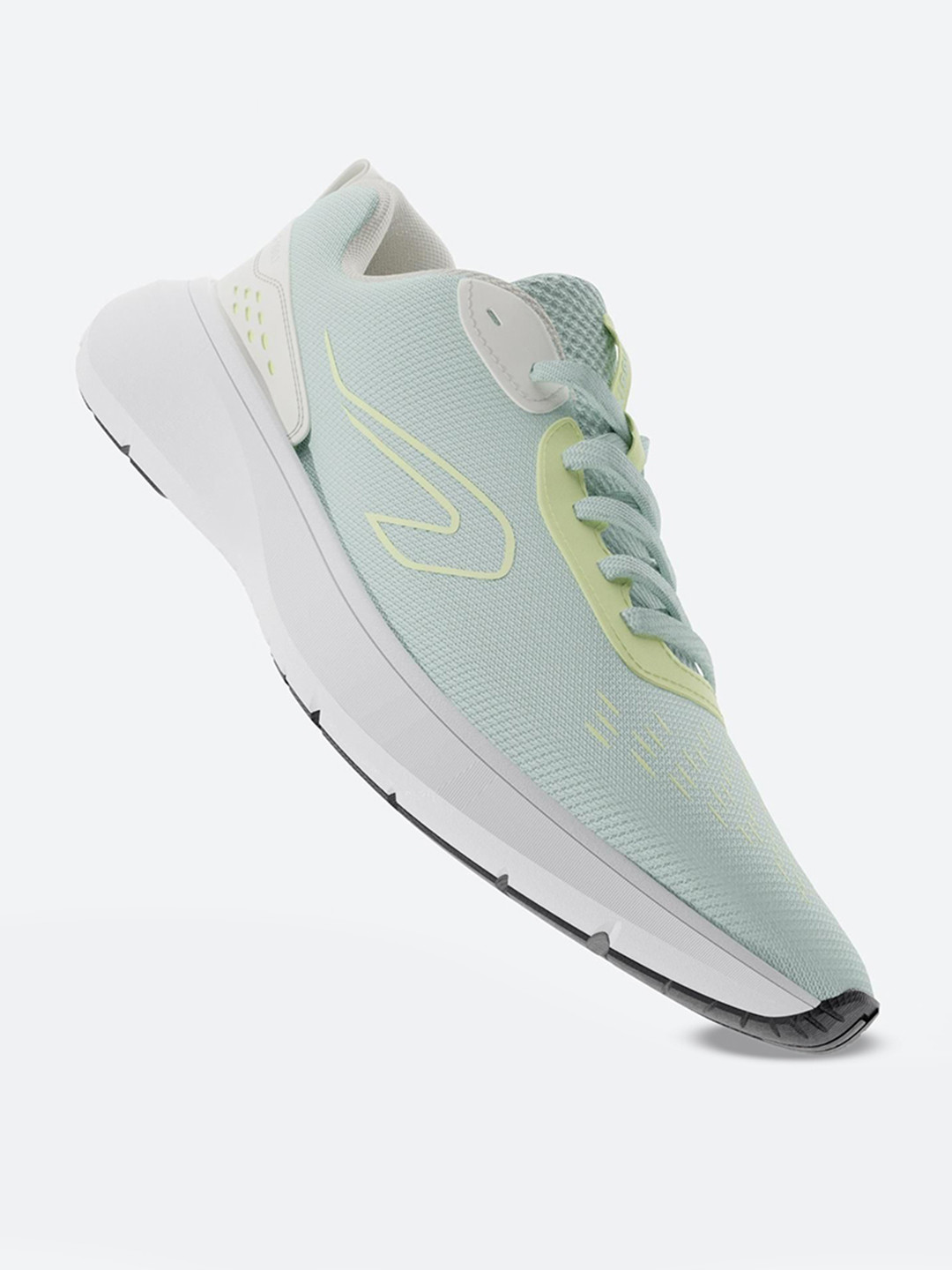 Decathlon Kalenji Women Light Green Jog Flow Lightweight Running Shoes