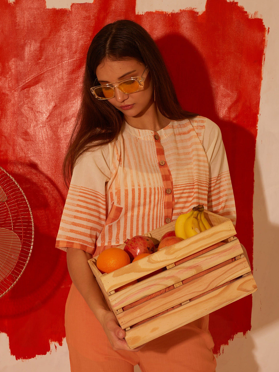 Banana Labs Striped Cotton Top