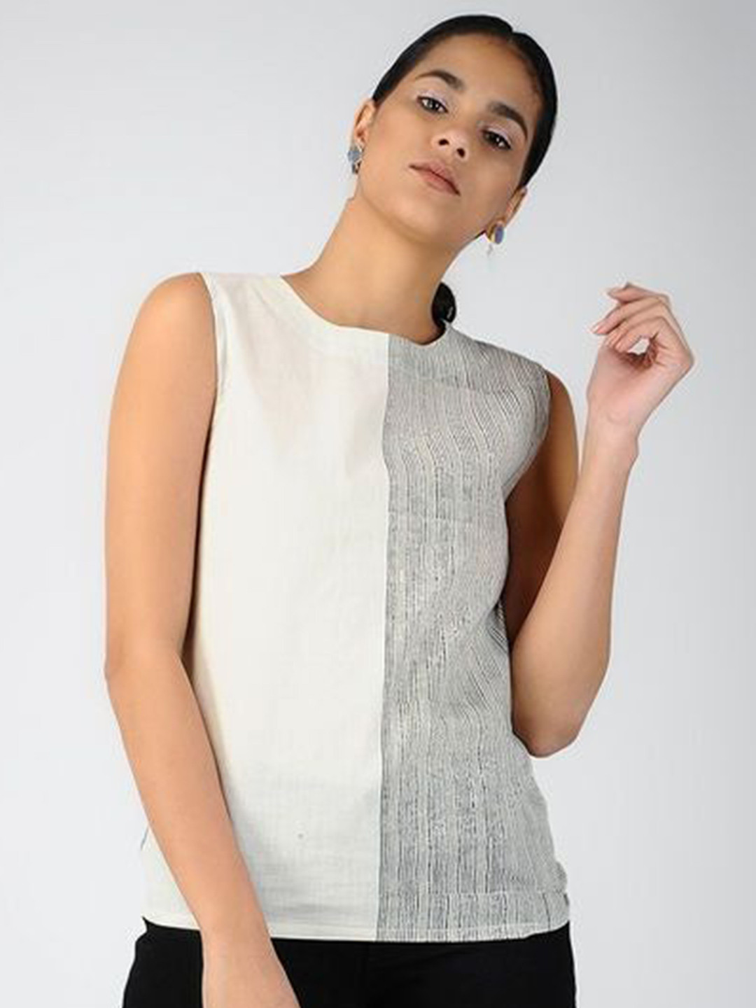 Banana Labs Women Striped Cotton Tank Top