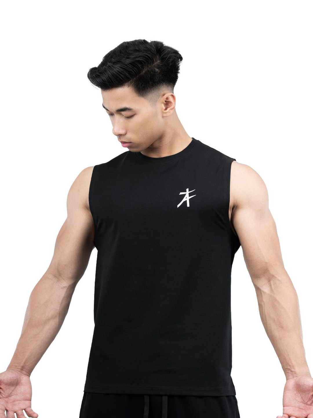Athflex Men Slim Fit Atmos Tank T-shirt