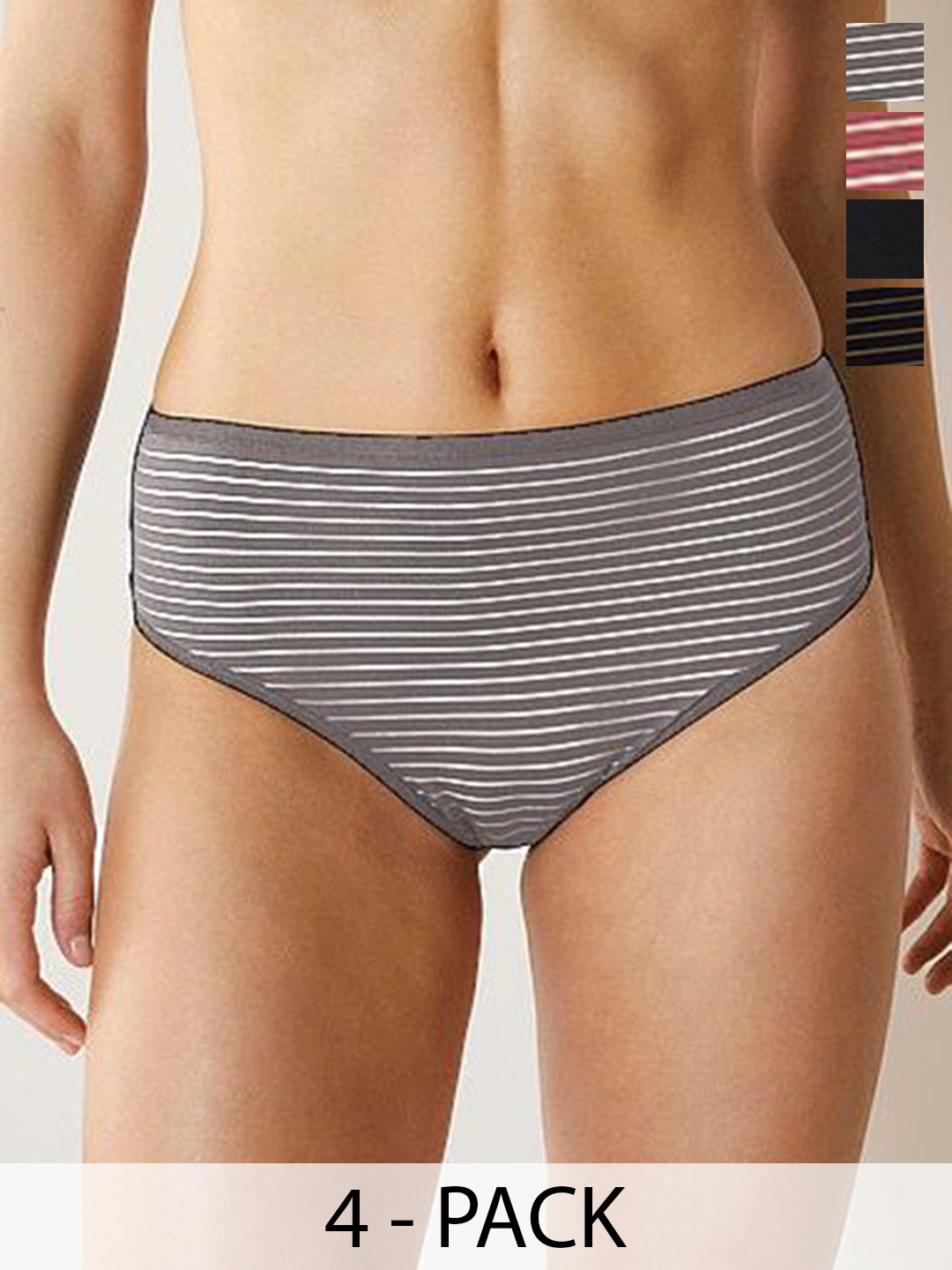BODYMIST Women Pack of 3 Mid-Rise Hipster Briefs LYCRA LACE 44 @3 S