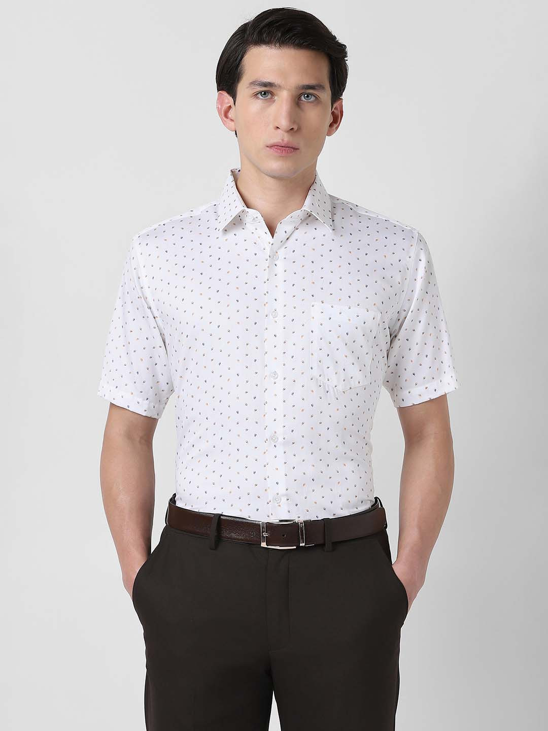 Van Heusen Men Micro Ditsy Printed Party Shirt