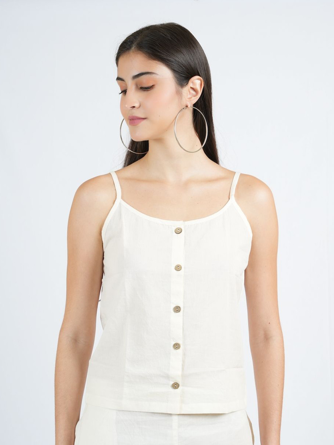 Banana Labs Women Shoulder Straps Cotton Cami Top