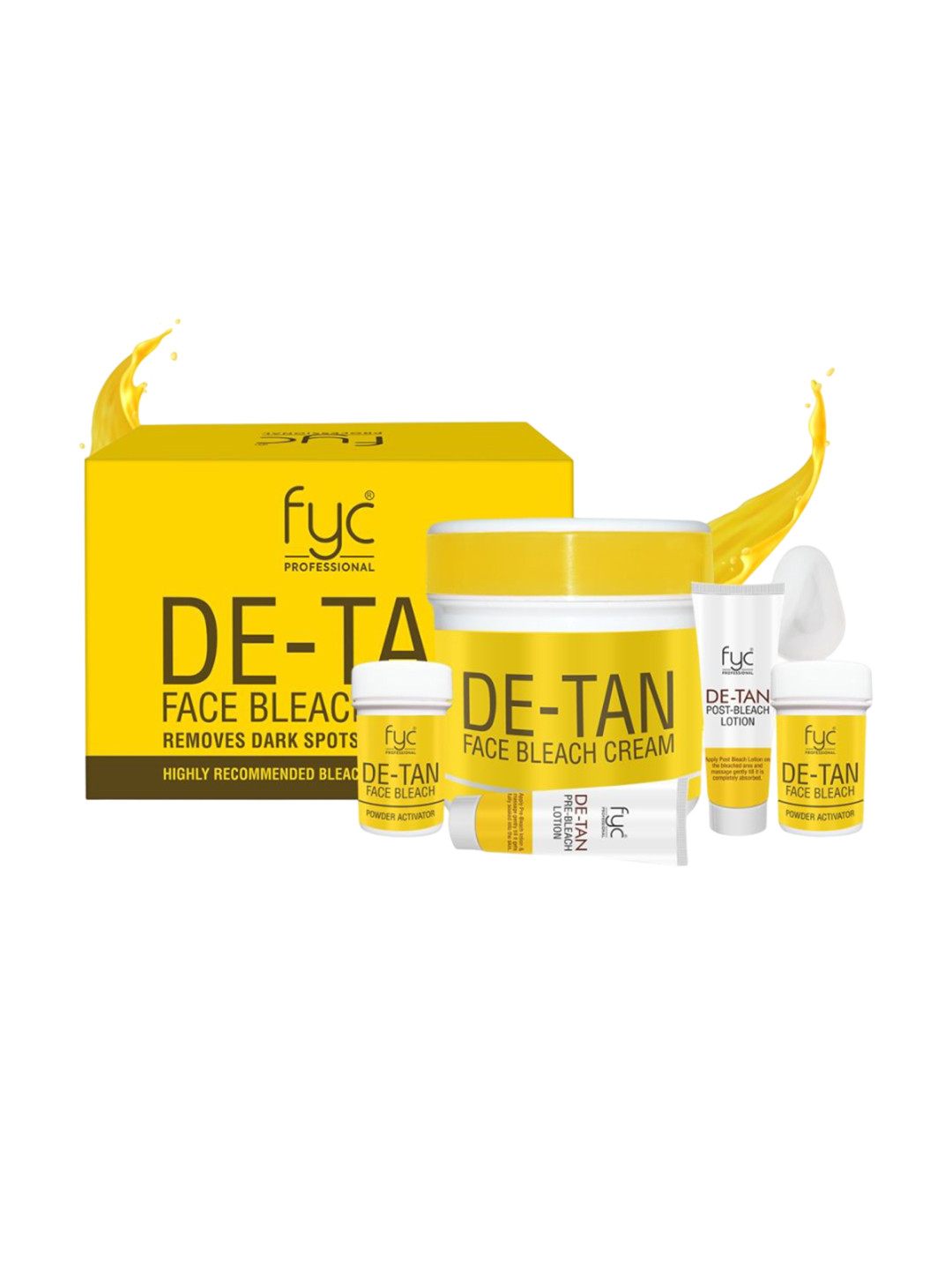 FYC Professional De-Tan Face Bleach Cream- 270 g