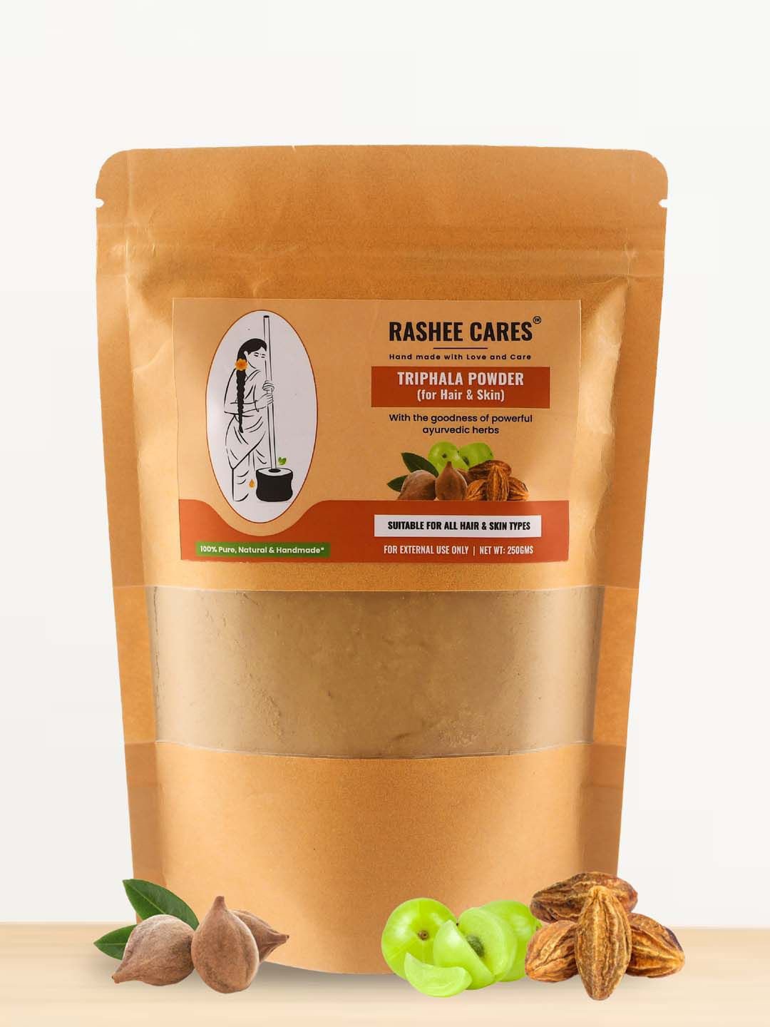 RASHEE CARES Triphala Powder With Almalaki & Bibhitaki- 250 g