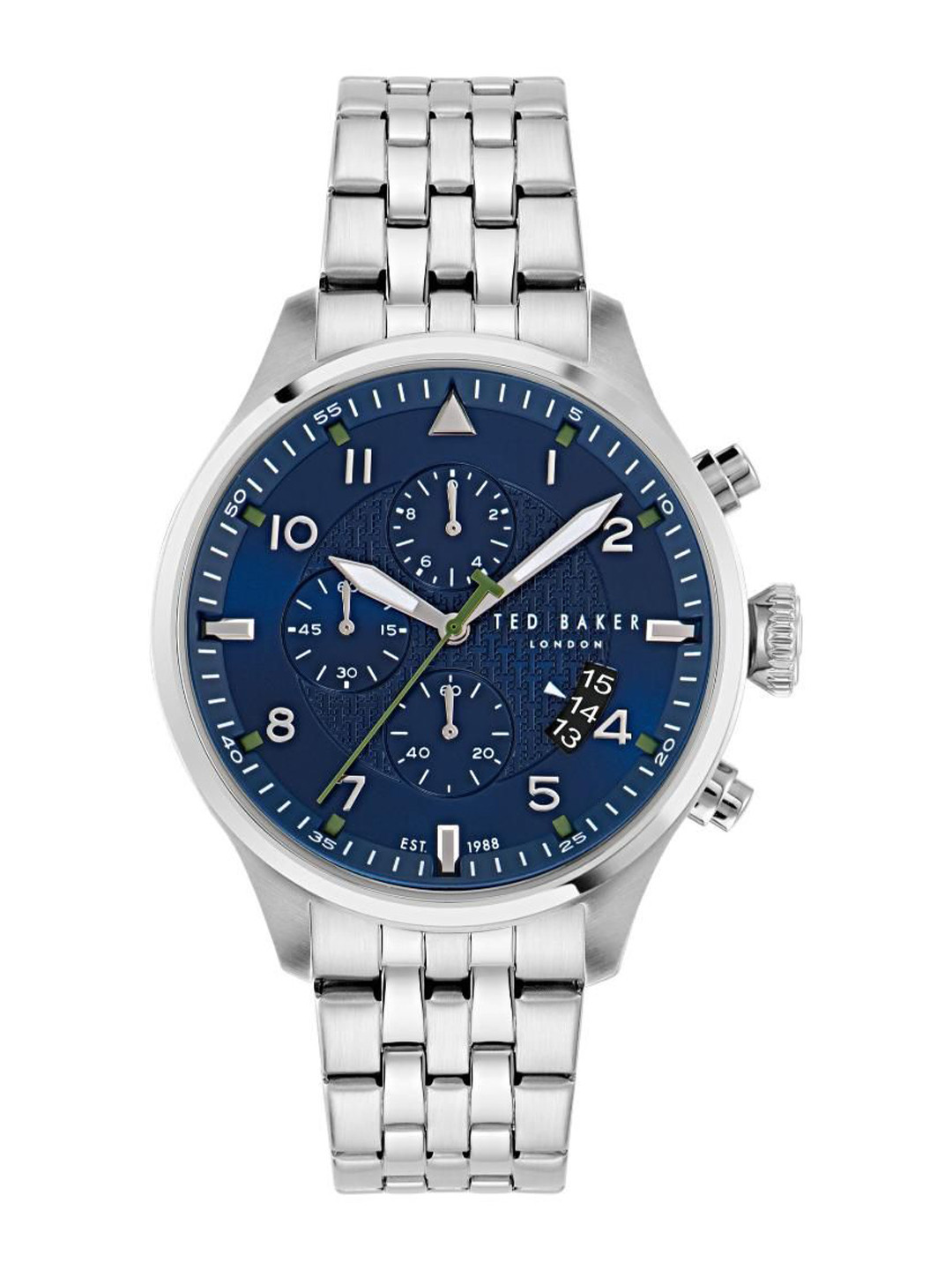 Ted Baker Fulmaar Men Brass Dial & Stainless Steel Bracelet Analogue Watch BKPFMF410