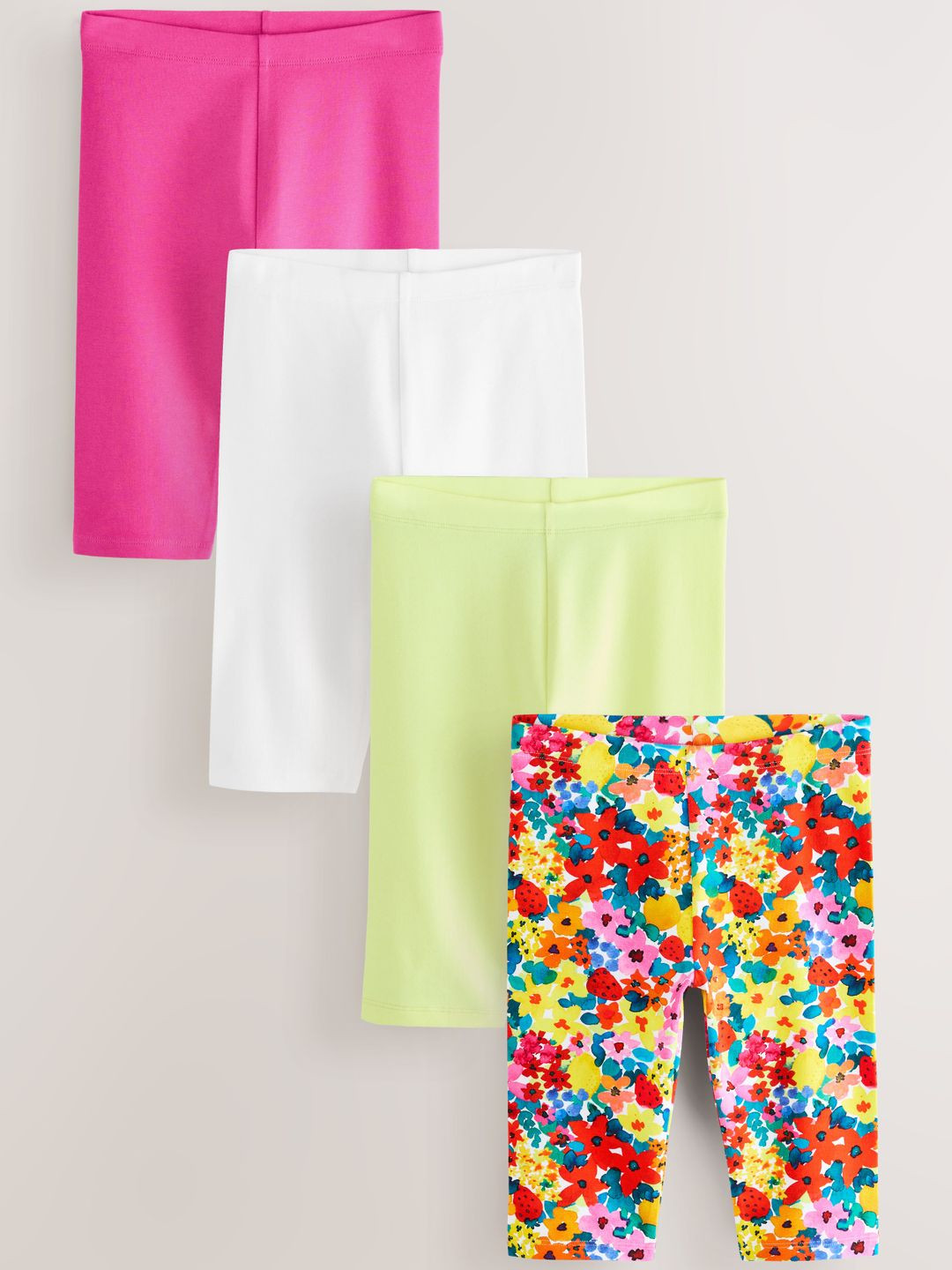 NEXT Girls Set of 4 Cropped Leggings