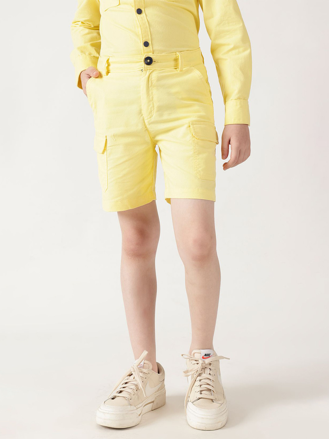 One Friday Boys Solid Chino Shorts