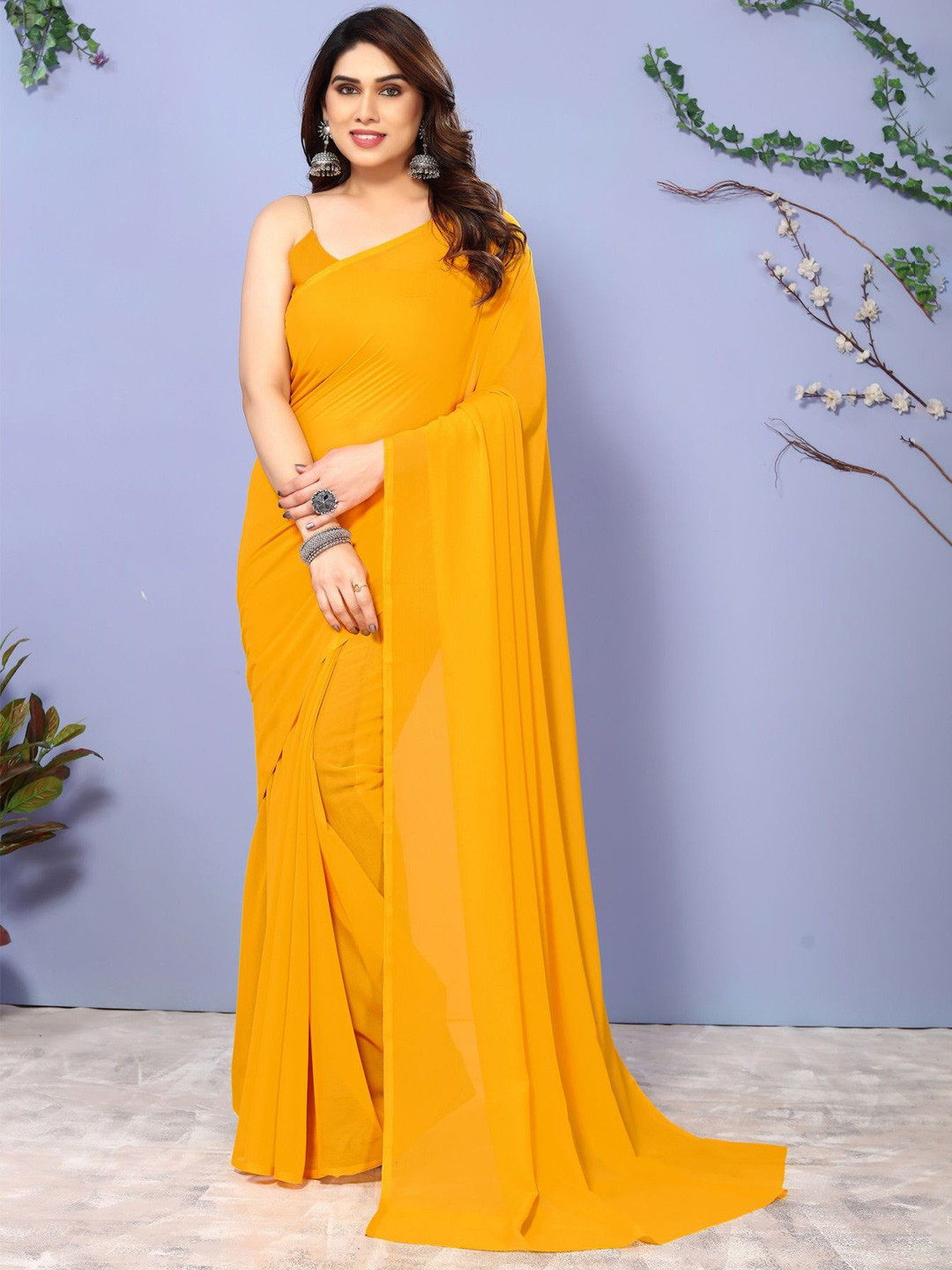 Moda Rapido Saree With Blouse Piec