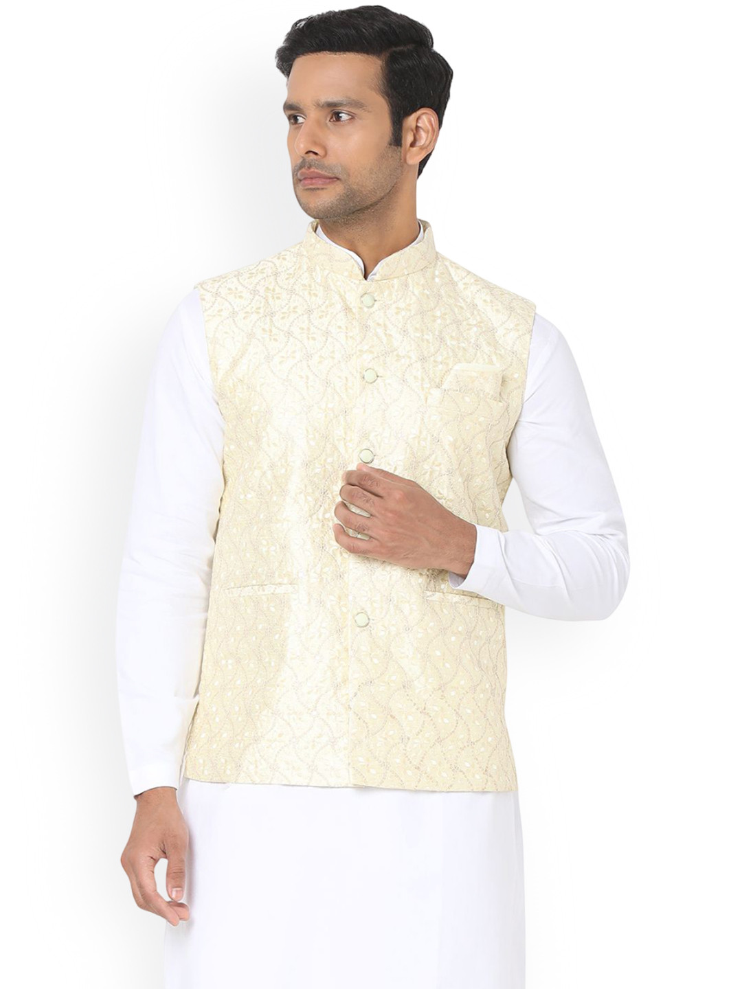 SALWAR STUDIO Embroidered Nehru Jackets