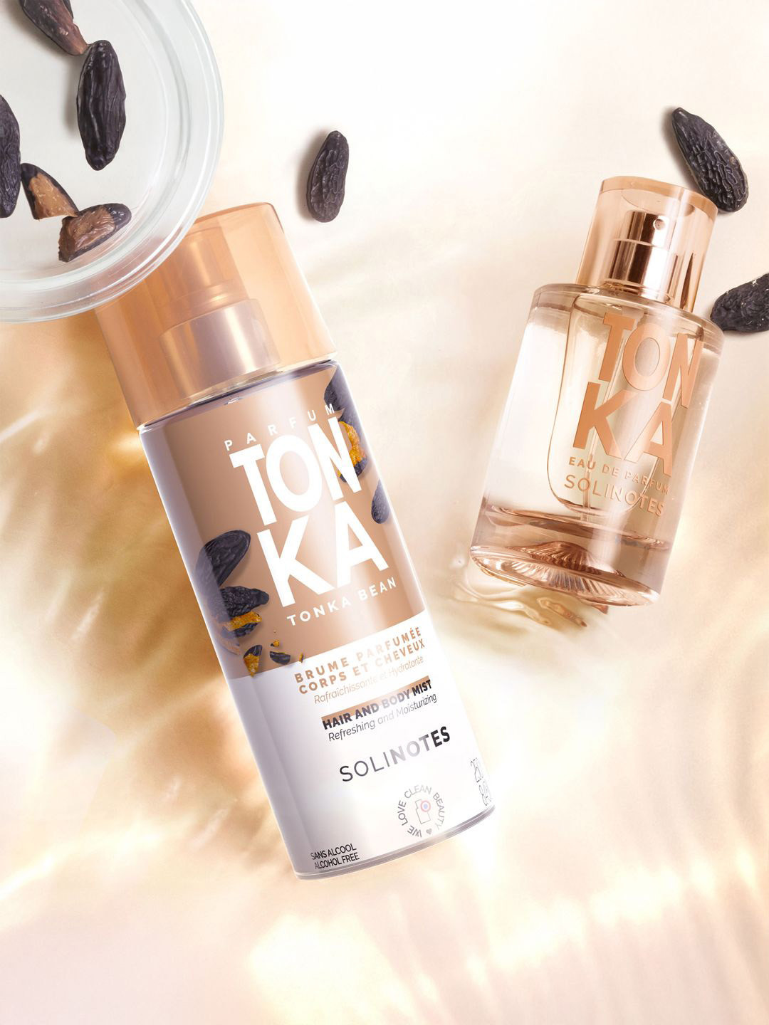 Solinotes Tonka Long Lasting Hair & Body Mist - 250 ml