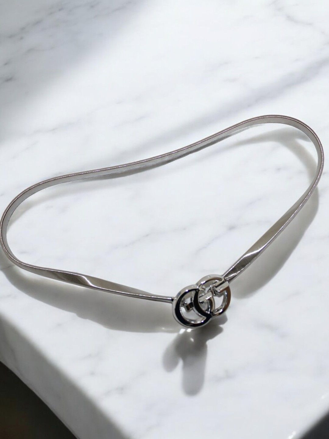 Jolly Faces Women Strechable Belt With A Interlock Closure