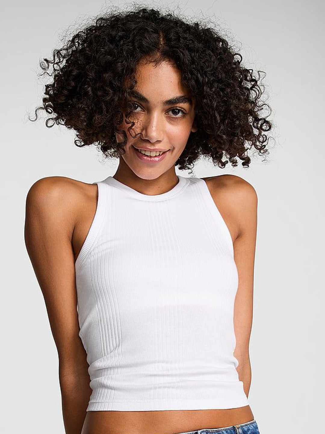 Victoria's Secret Striped Crop Top