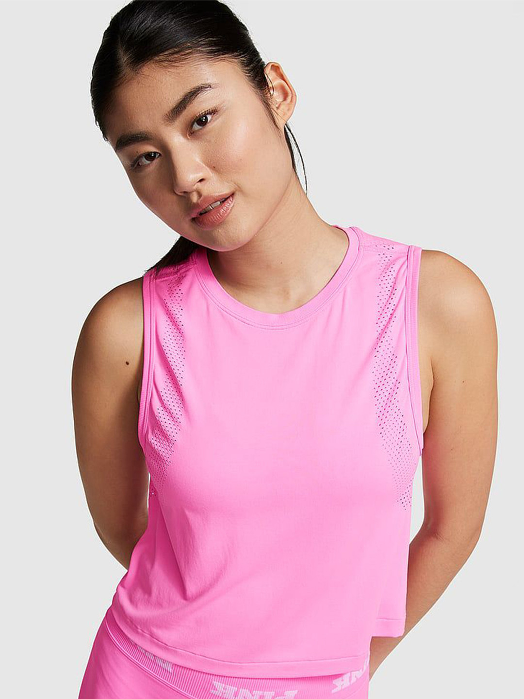 Victoria's Secret PINK Seamless Drapey Muscle Tank