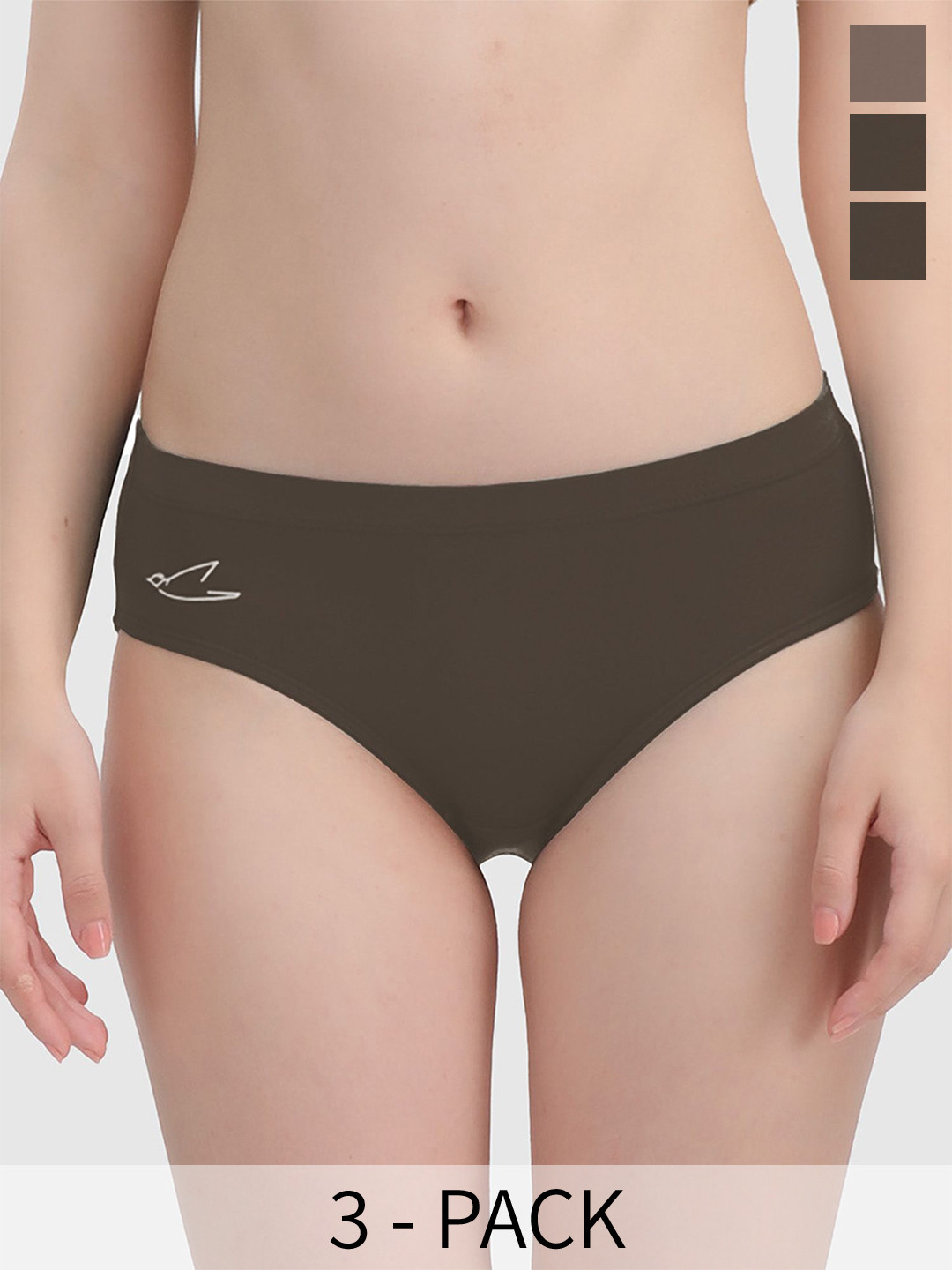 FREECULTR Women Pack of 4 Solid Modal Hipsters - FC-WMN-HPTR-AVG-SAB-CLY-CFN-04_S