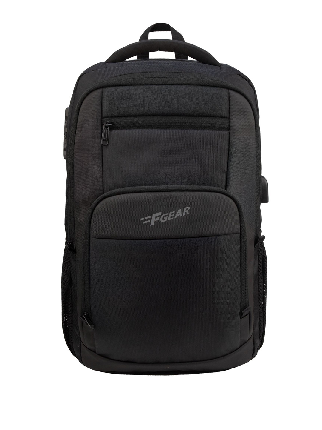 F Gear Unisex Backpack with USB Charging Port