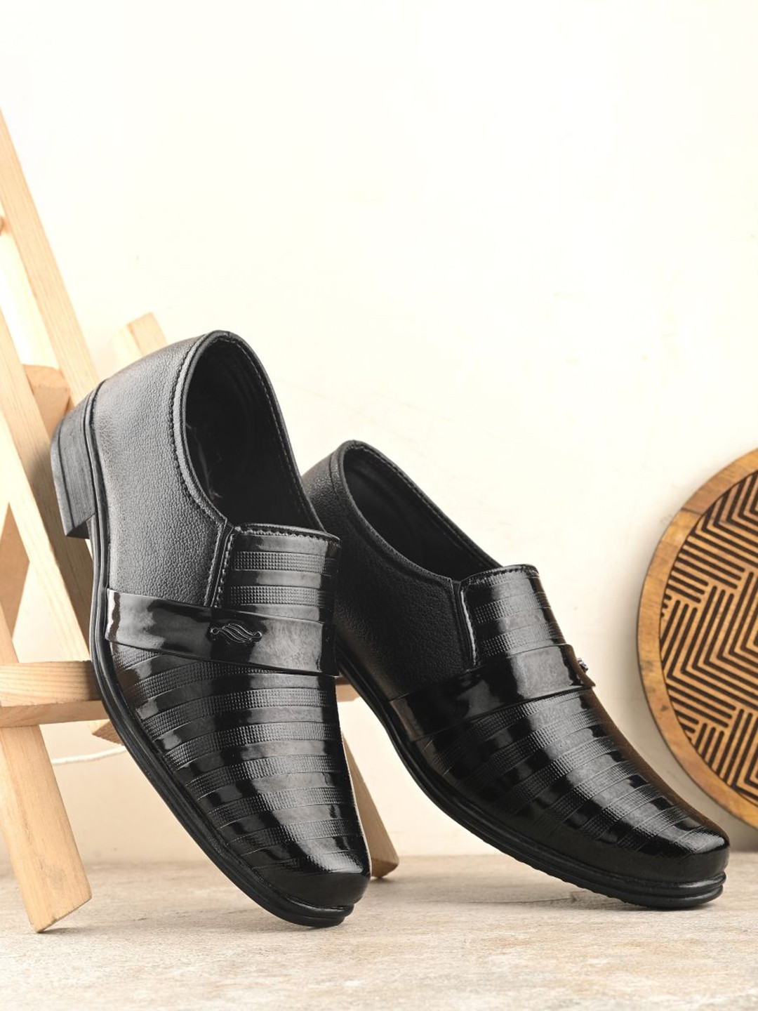 K Footlance Boys Slip on Oxford Shoes