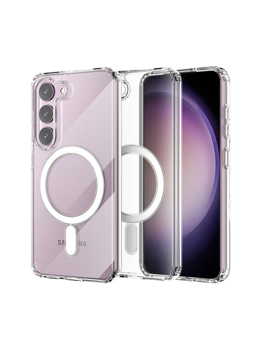 CASE CREATION Supports Mag-Safe Wireless Charging Samsung Galaxy S23 Back Case