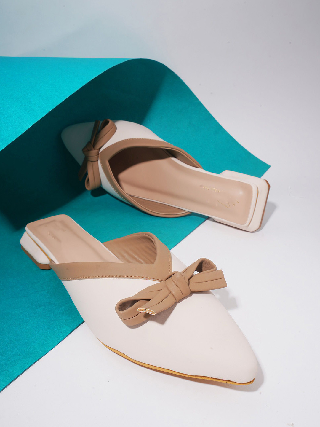 Try Me Women Mules with Bows Flats