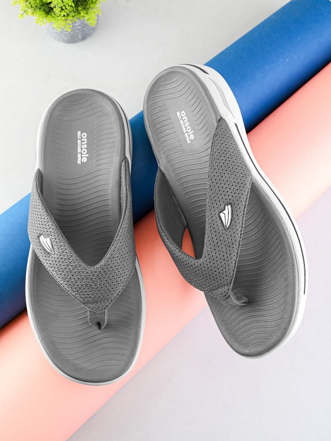 ONSOLE Men Striped Slip-On