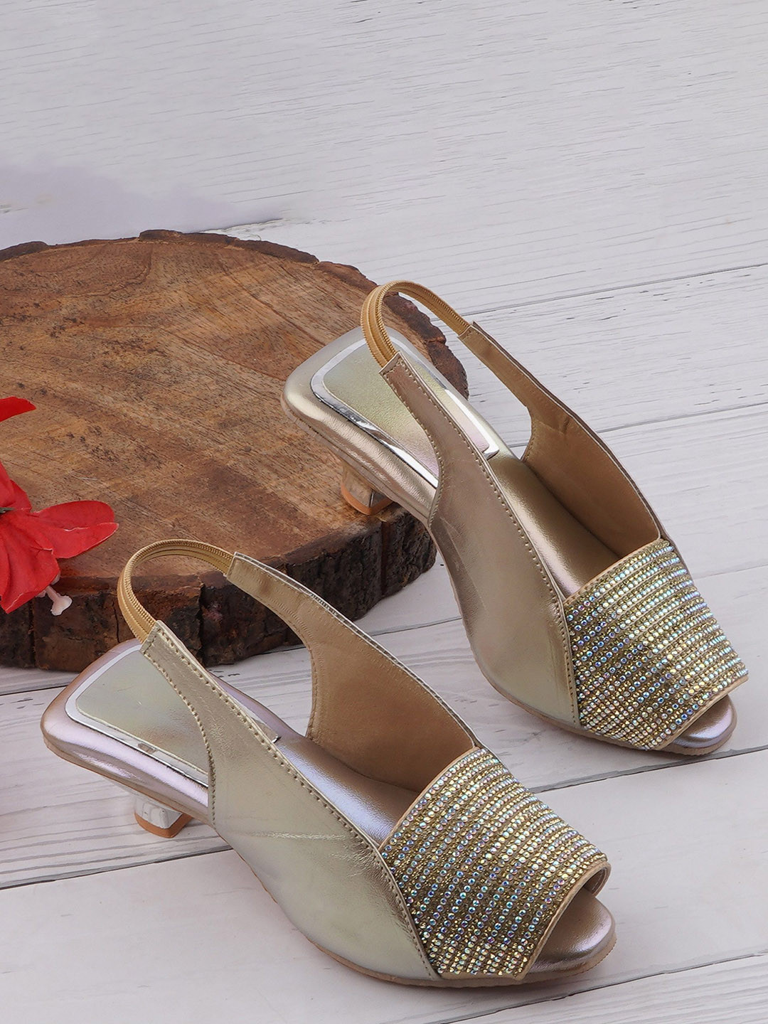 LMG Lifestyle Girls Peep Toes Heels