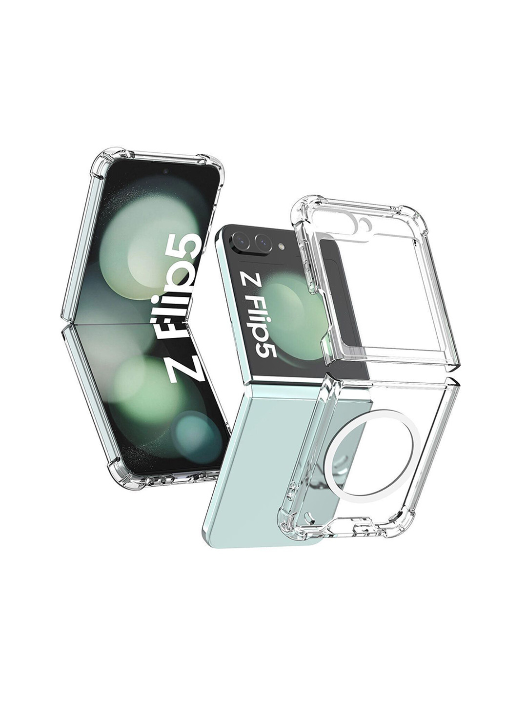 CASE CREATION Compatible Magnetic Wireless Charging Samsung Galaxy Z Flip5 5G Back Case