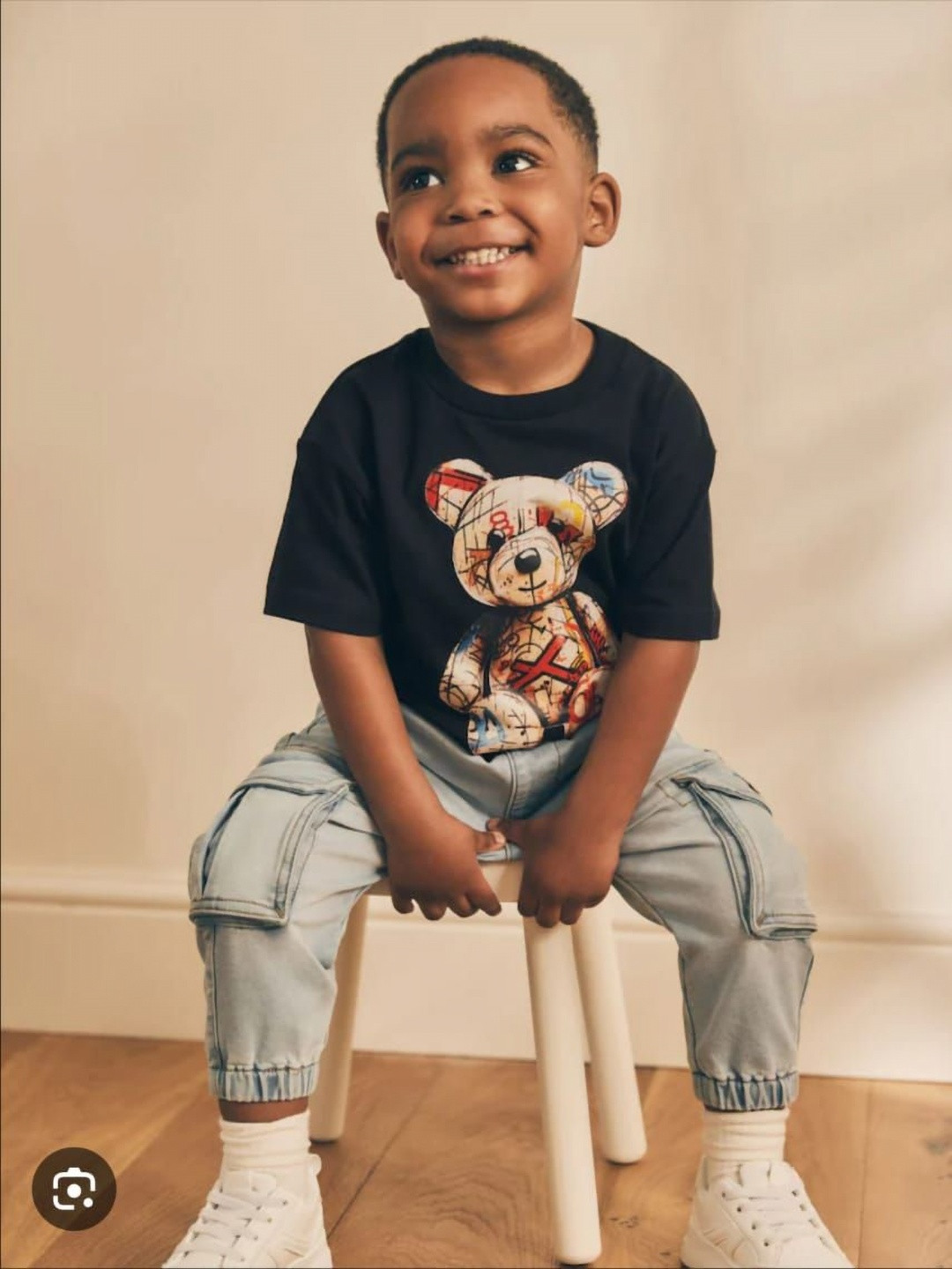 Pink Angel Kids Round Neck T-shirt