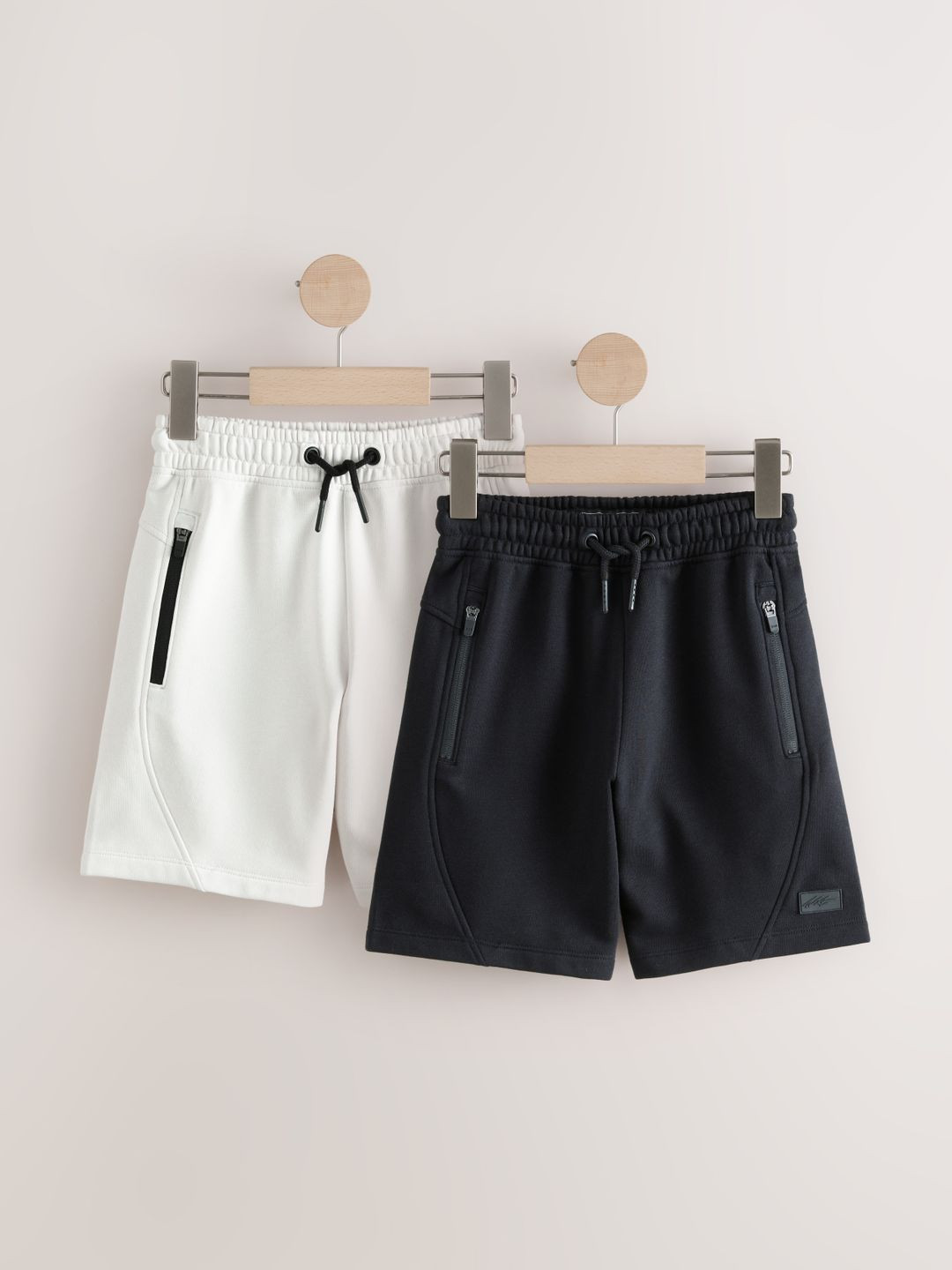 NEXT Boys Set of 2 Zip Sweat Shorts