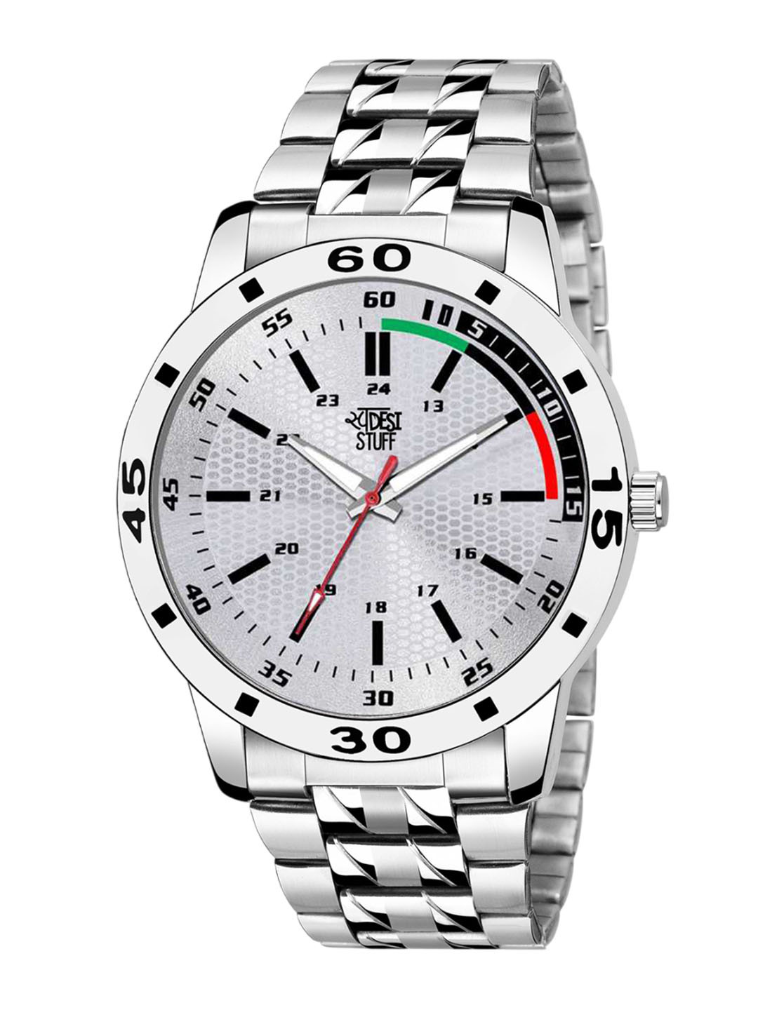 SWADESI STUFF Men Dial & Straps Analogue Watch SDS 95 GREY