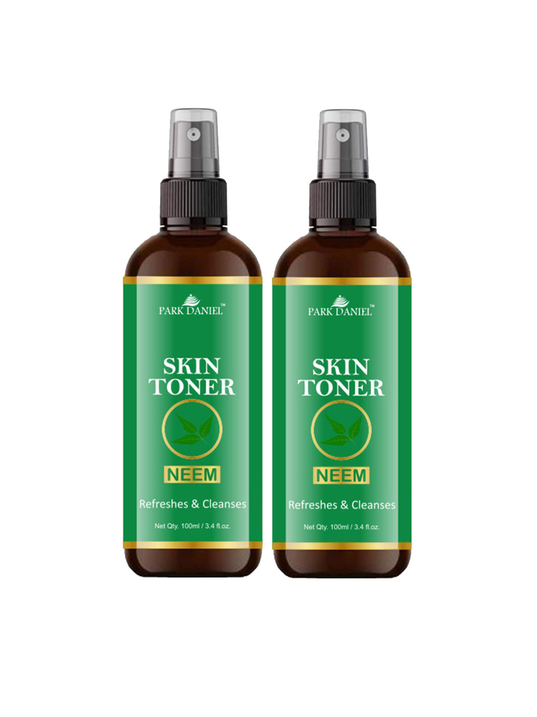 Park Daniel Set Of 2 Purify & Clear Skin Neem Toner - 100 ml Each