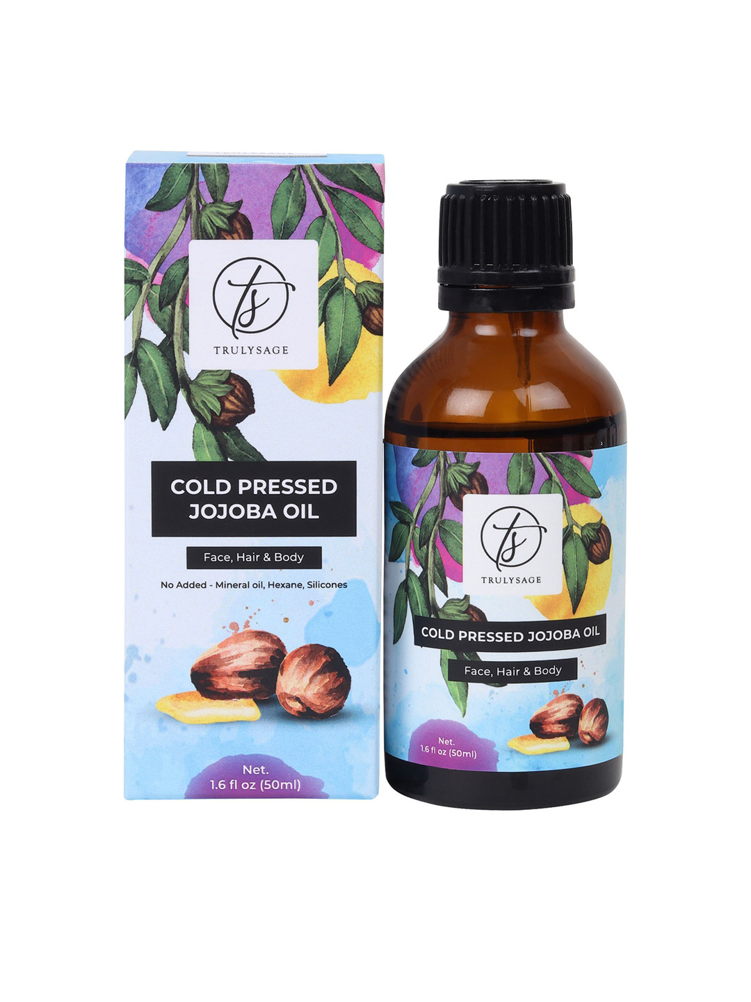 Trulysage Cold Pressed Jojoba Oil For Hair & Skin - 50 ml