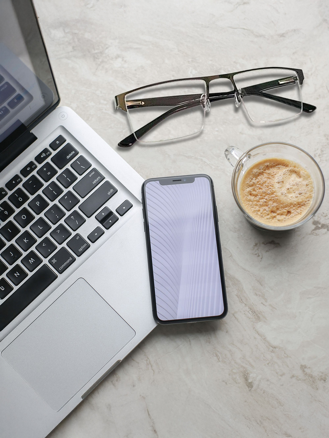 REDEX Unisex Half Rim Rectangle Frames