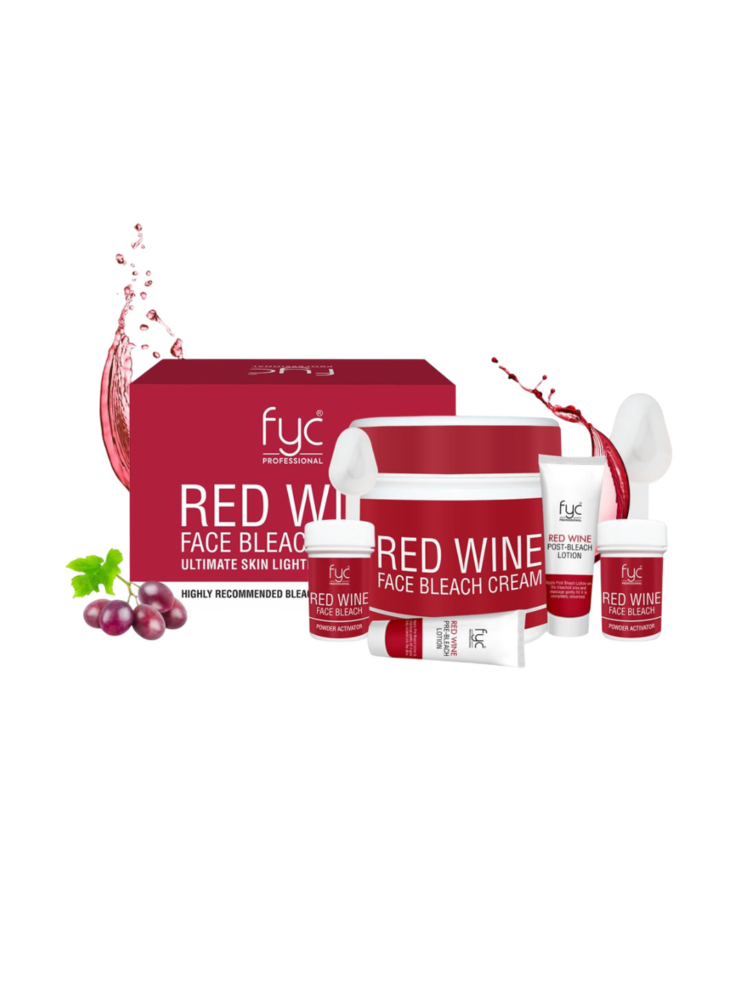 FYC Professional Red Wine Face Bleach- 270 g