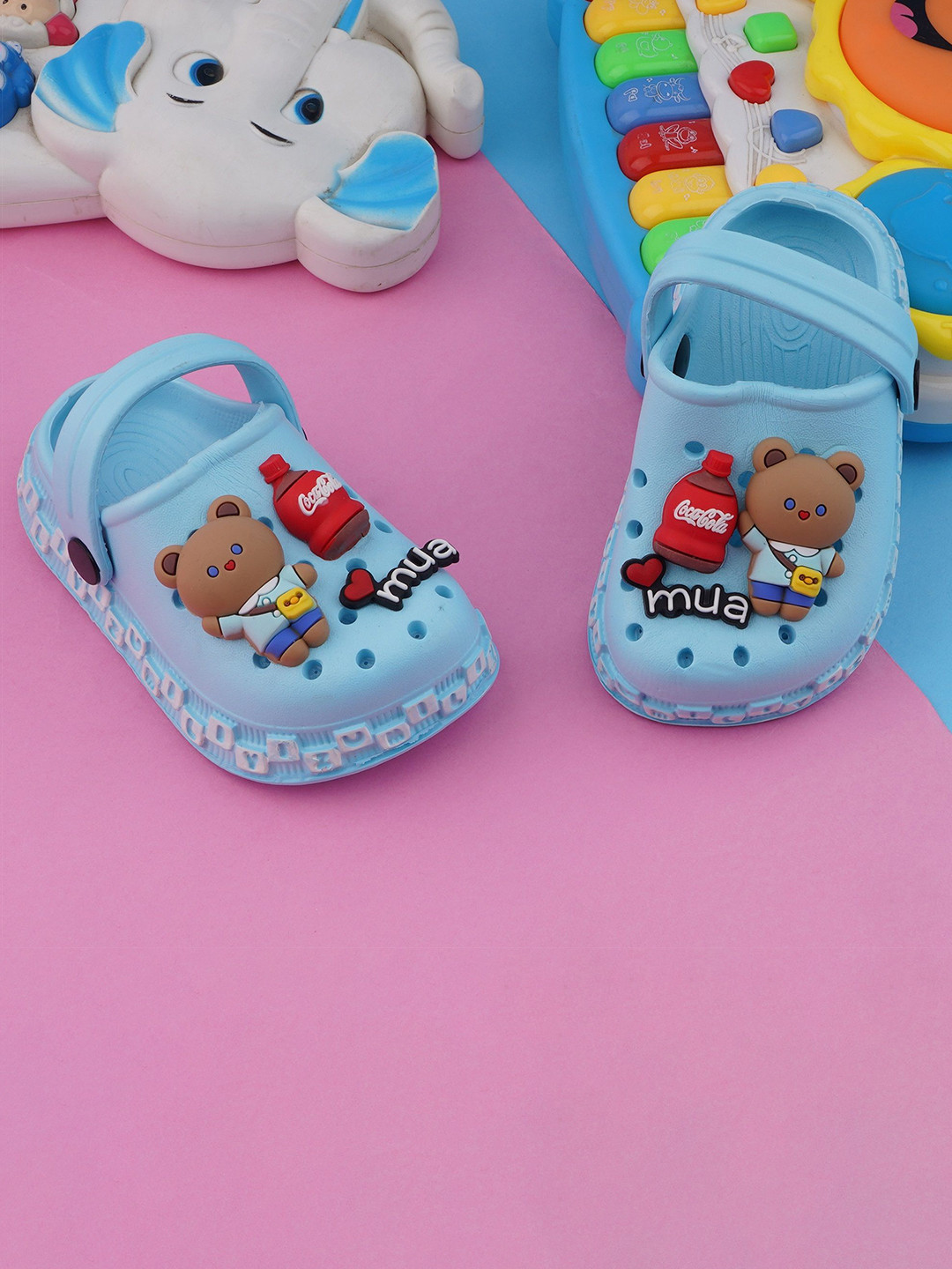 LMG Lifestyle Kids 3D Mua Cartoon Character Slip On Clogs