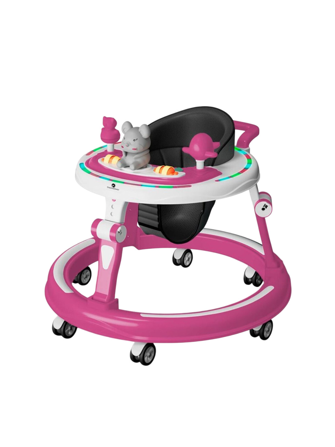 StarAndDaisy Infants Height Adjustment & Music Tray 360 Baby Walker