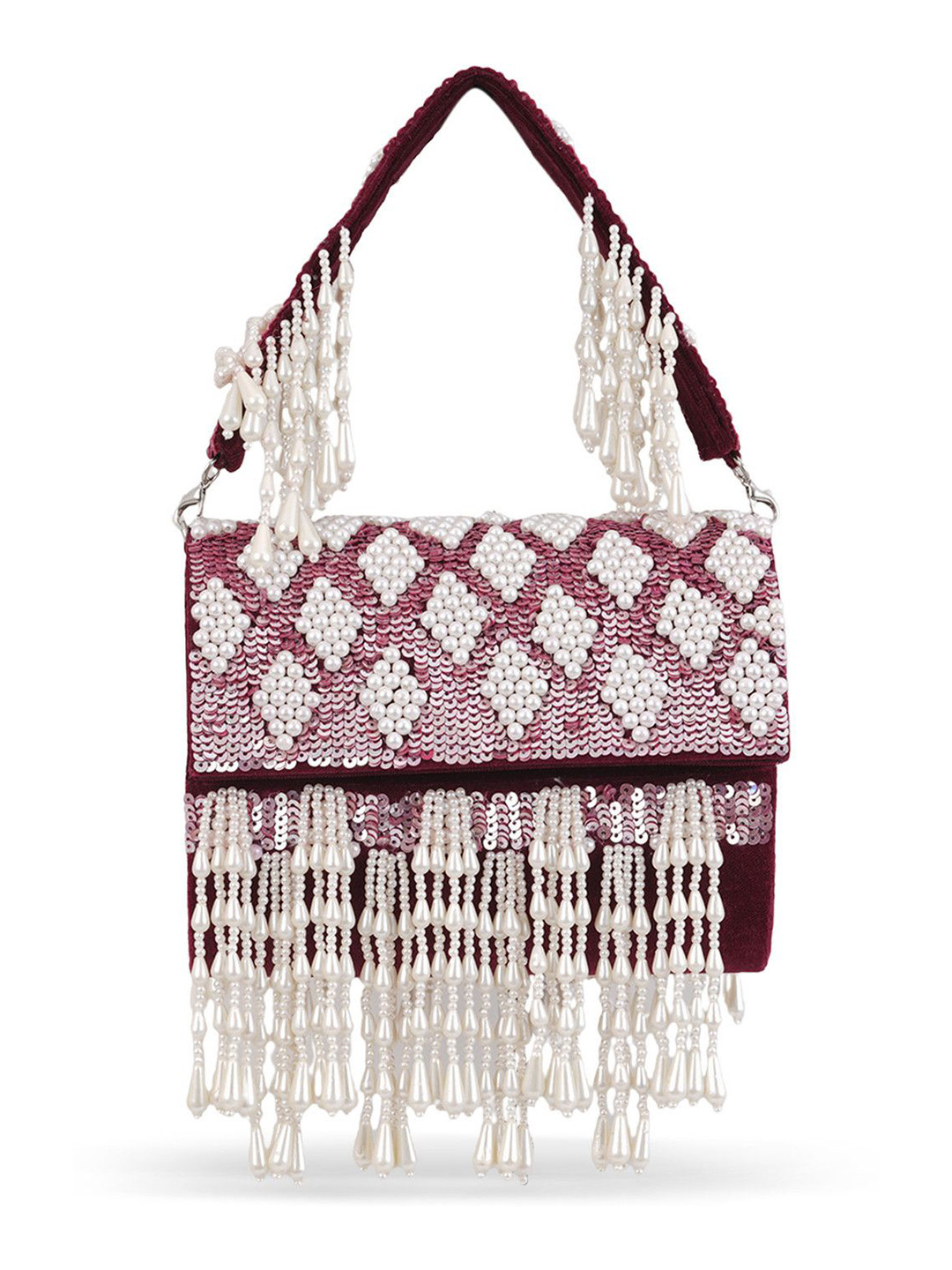 QAIDA FASHION Women Handheld Bag with Fringed