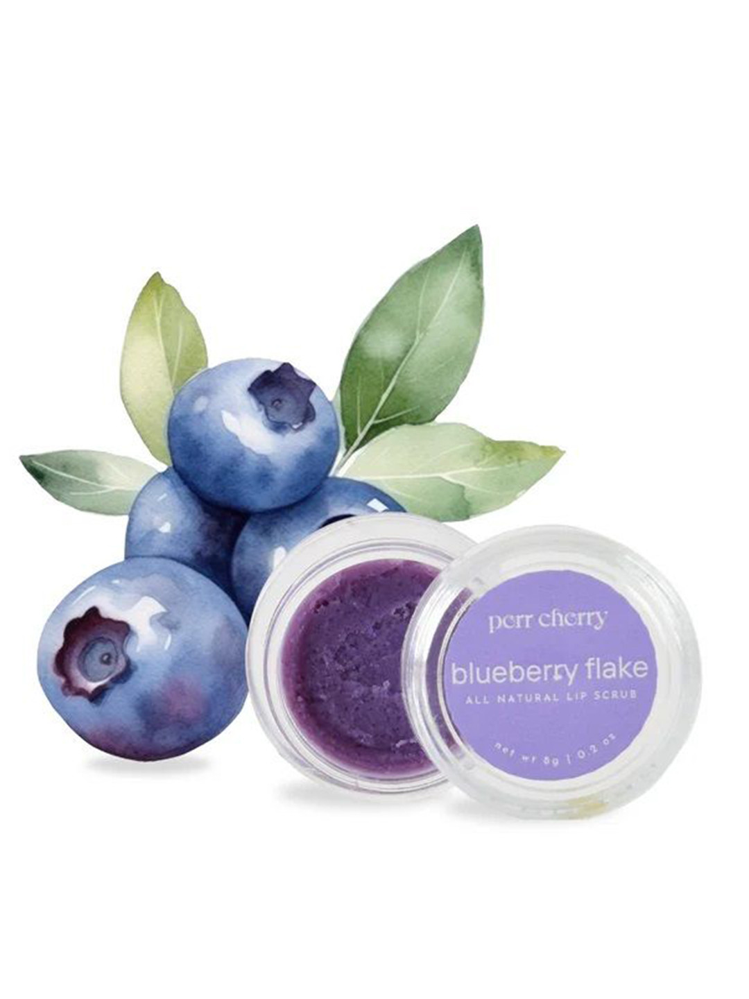 PERR CHERRY Lip Scrub Blueberry- 8 g