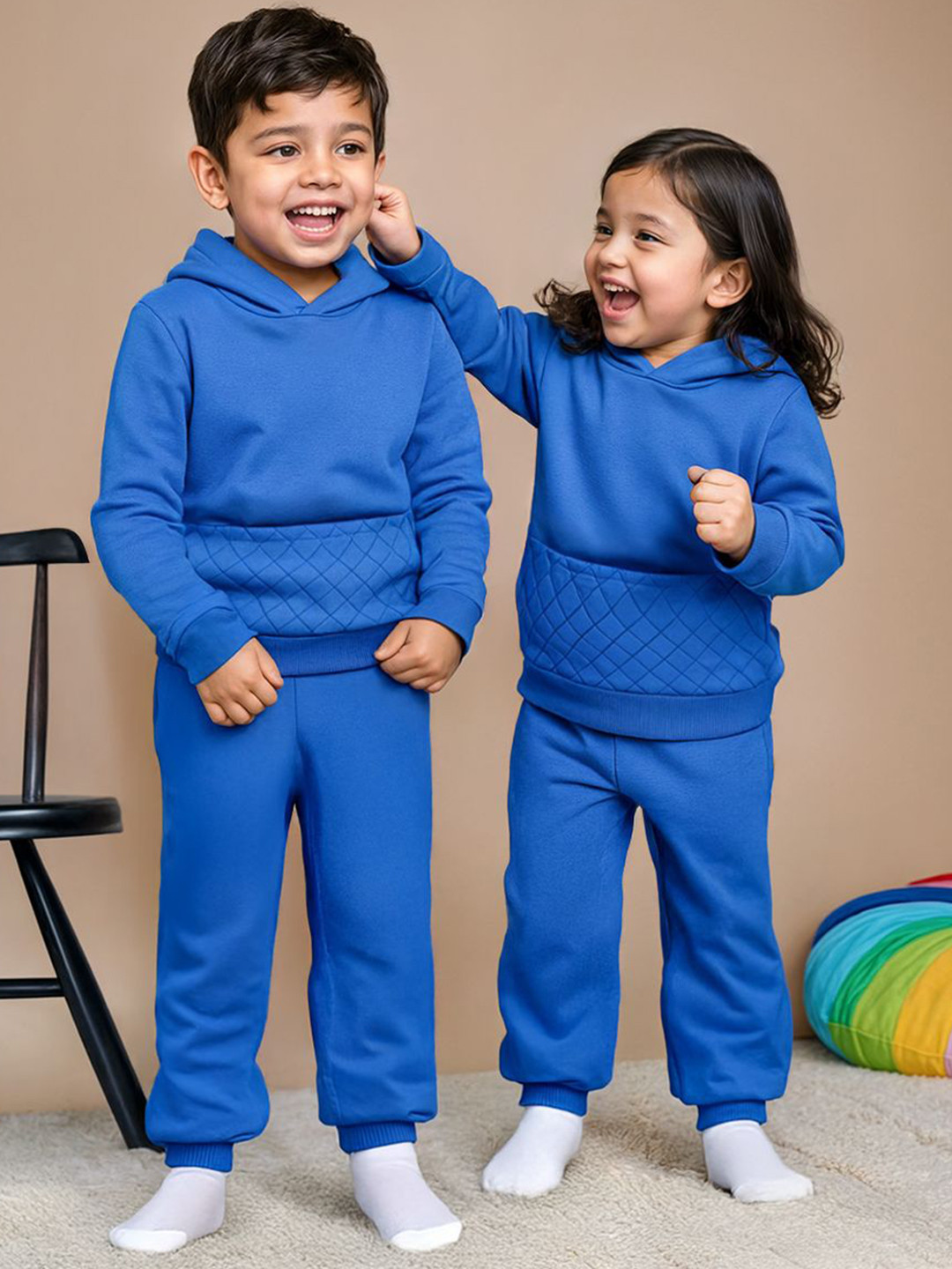 TALES & STORIES Hooded Neck T-shirt & Trousers