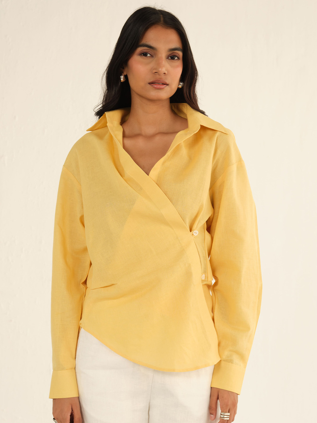 Shop Staple Women Casual Linen Shirt