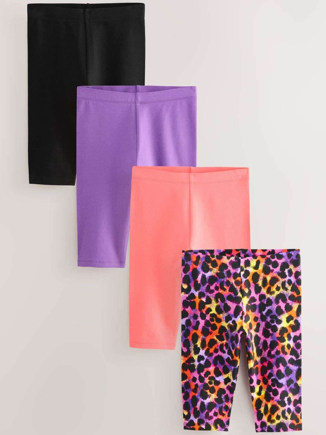 NEXT Girls Set of 4 Cropped Leggings